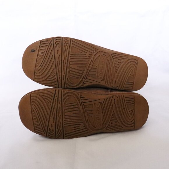 Soft Moc Women's Sz 9 Brown Winter Slip On Casual Winter Mini Boots - Picture 8 of 11